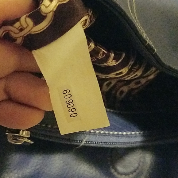 Tignanello Navy Blue Tote Bag w/ Side Pockets - Picture 8 of 8